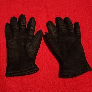 Leather gloves, size medium